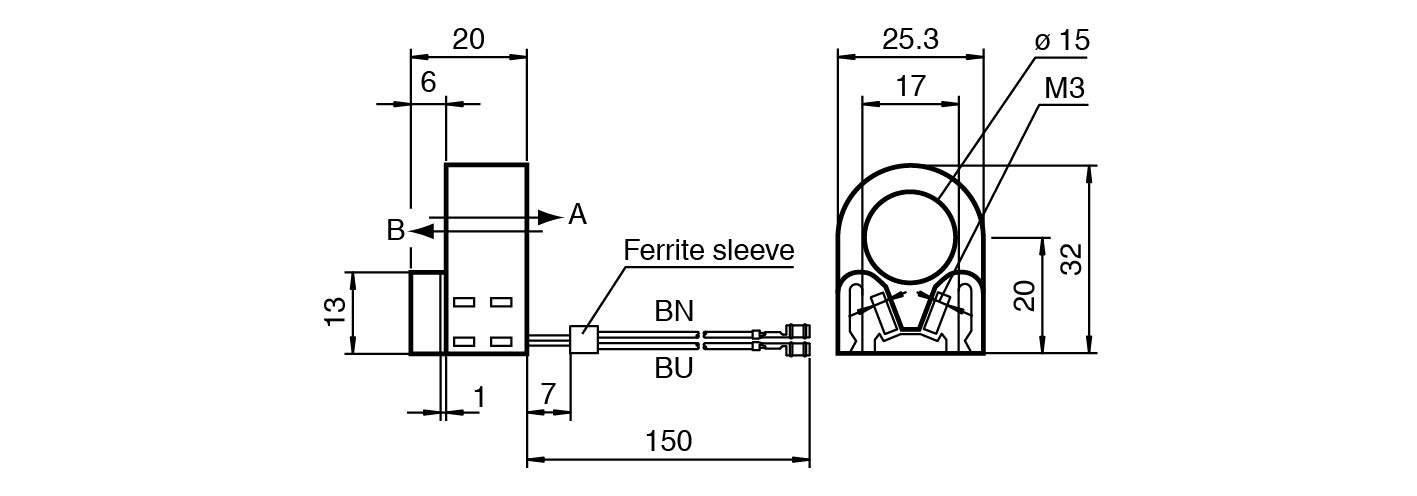 Inductive ring sensor RC15-14-N3-Y187457