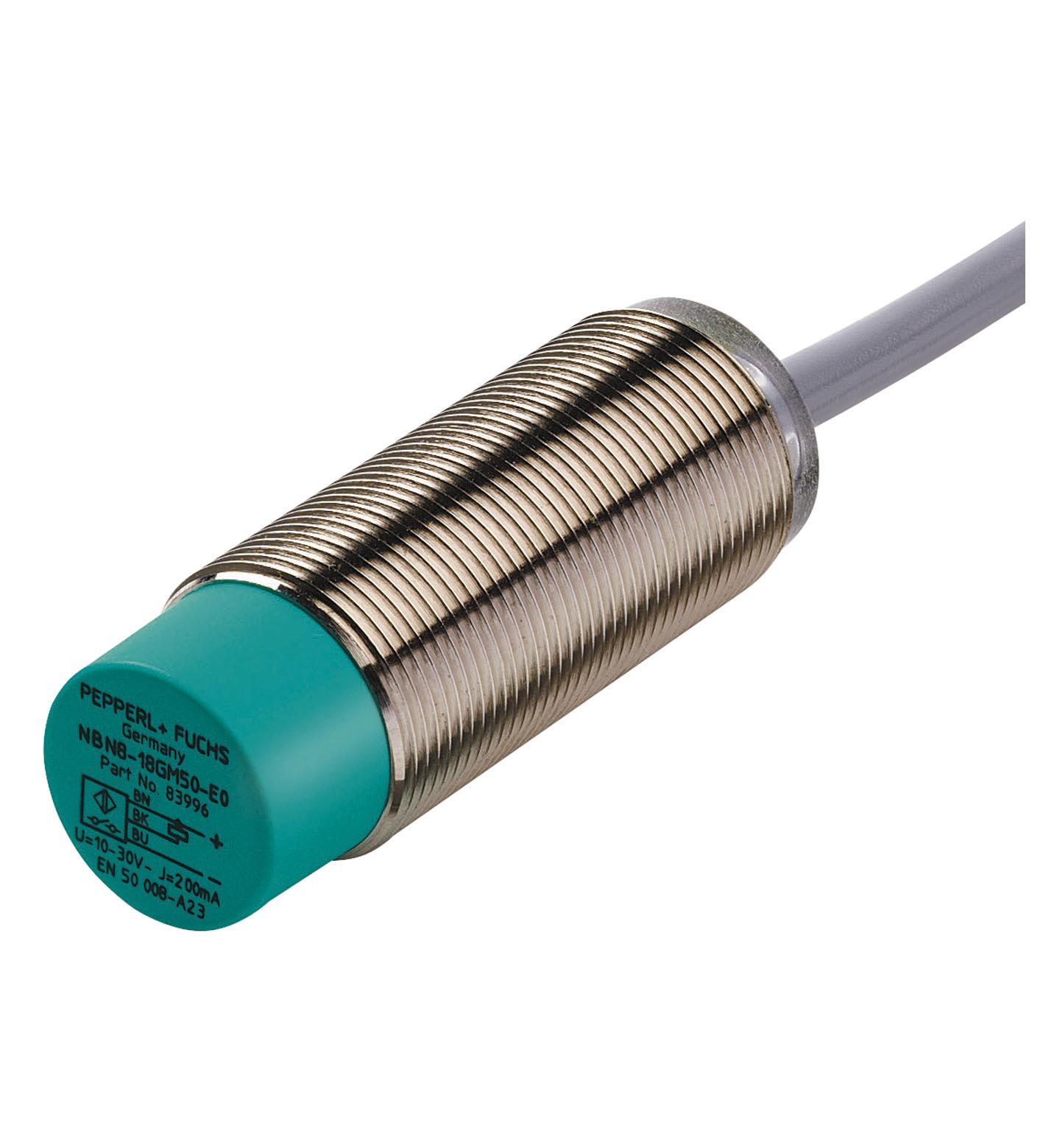 NBN8-18GK50-E2 Induktiver Näherungsschalter – 5m Kabel, Robust, Zuverlässig