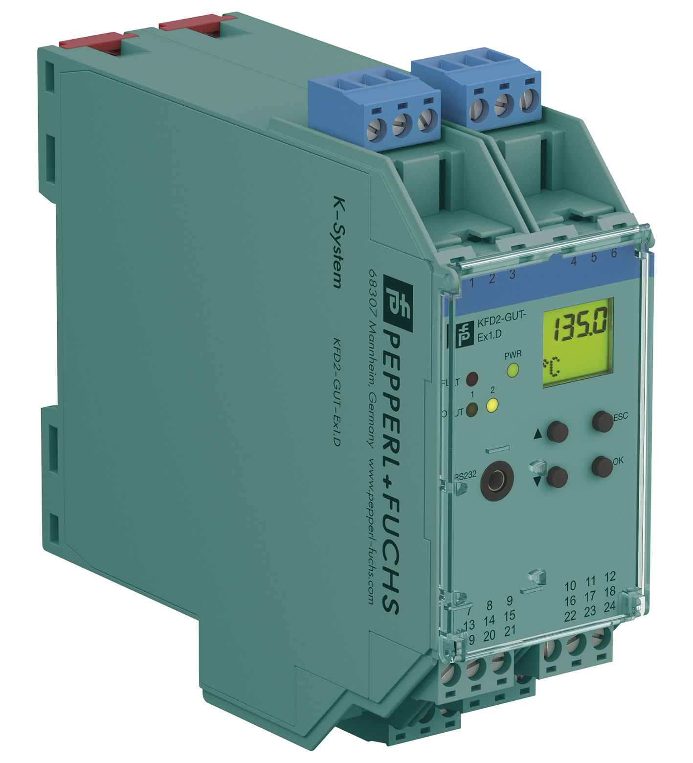 Temperature Converter with Trip Values KFD2-GUT-Ex1.D