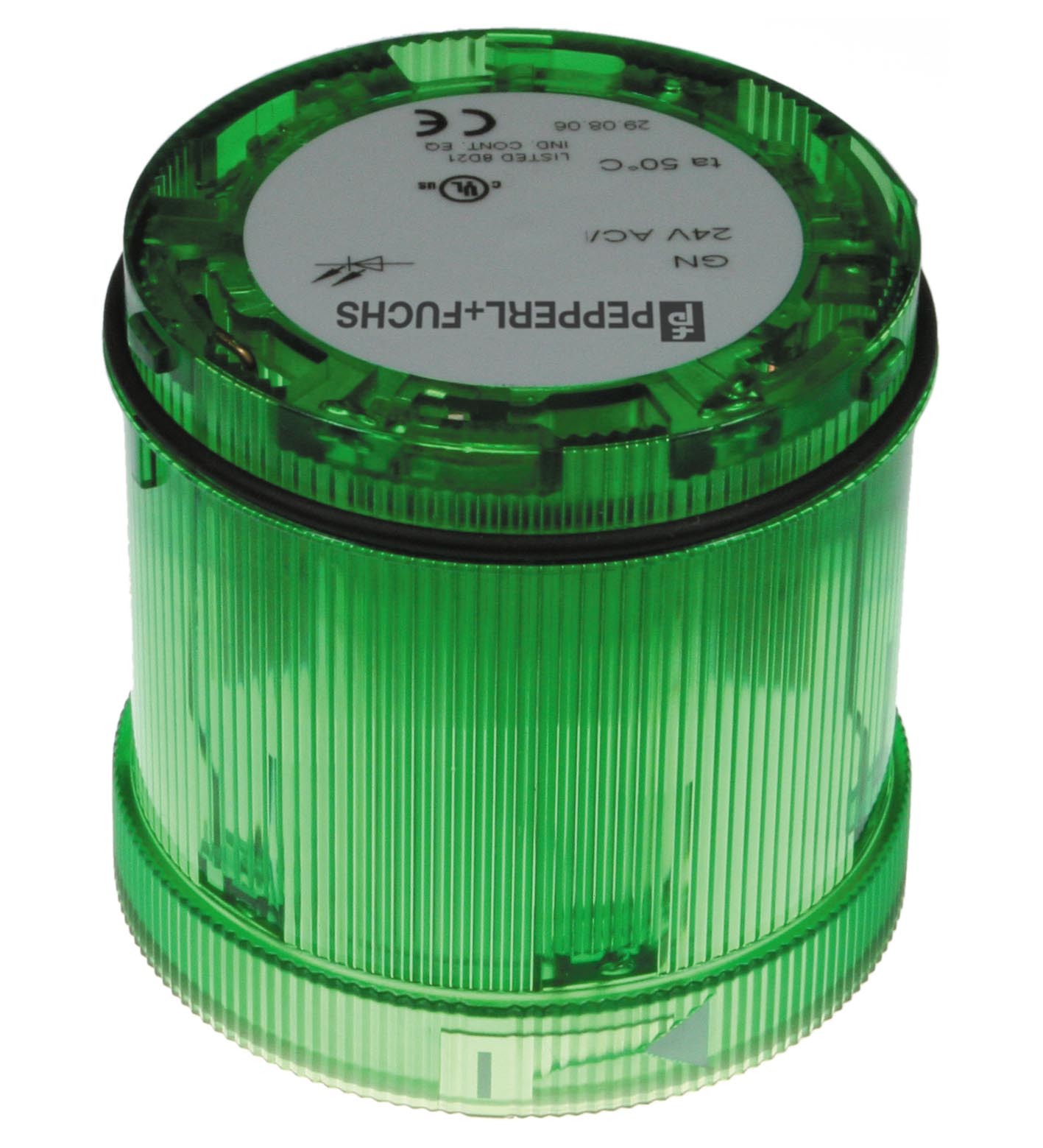 スタックライト LED 常時点灯ライトエレメント VAZ-LED-70MM-GN