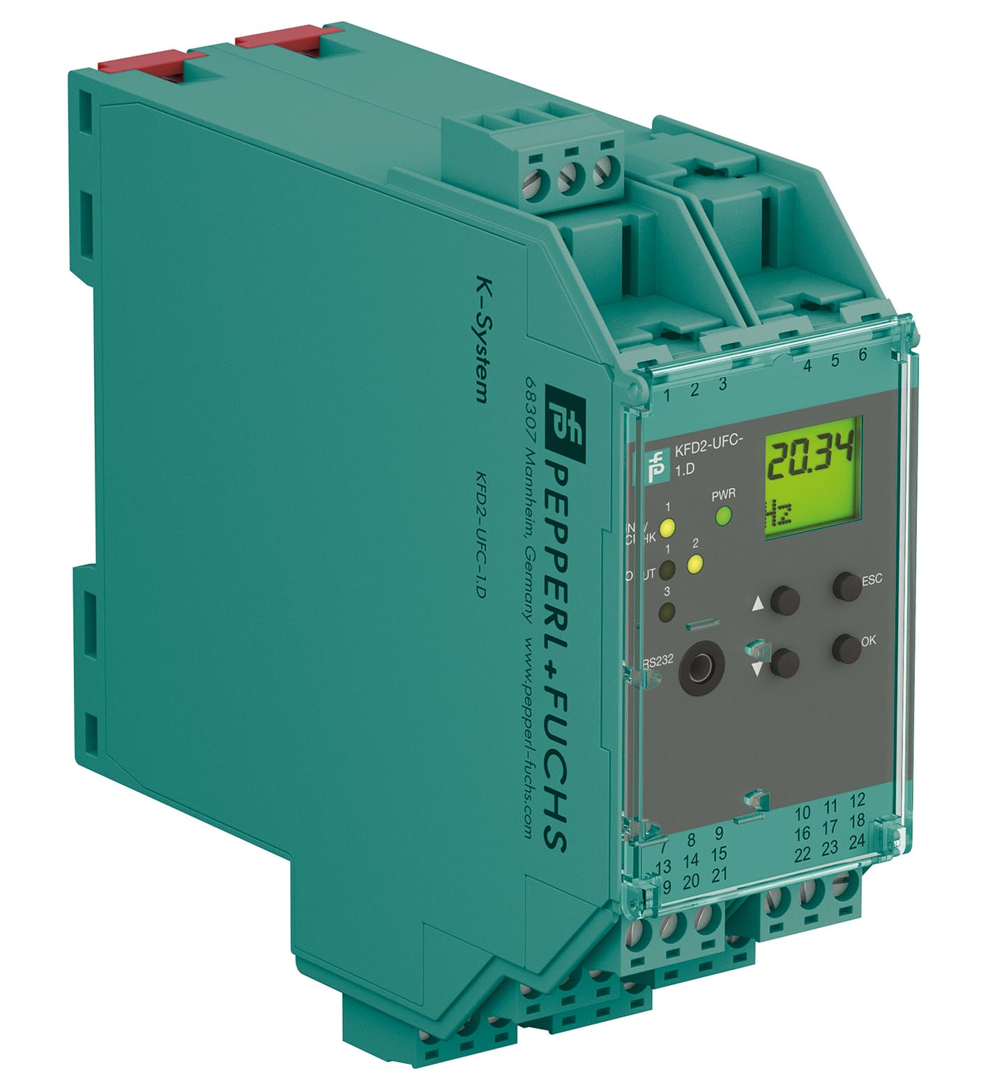 Frequency Converter with Trip Values KFD2-UFC-1.D