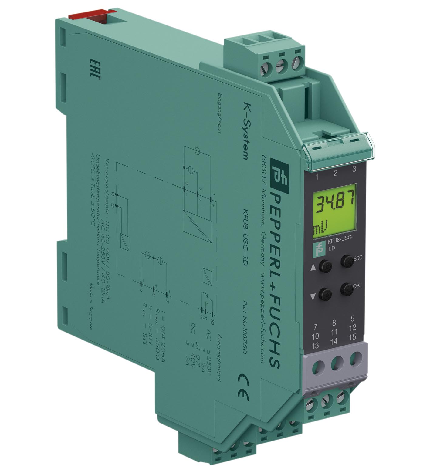 Signal Converter with Trip Value KFU8-USC-1.D