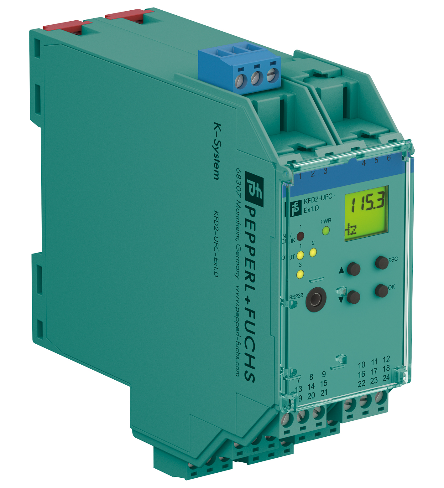 Frequency Converter with Trip Values KFD2-UFC-Ex1.D