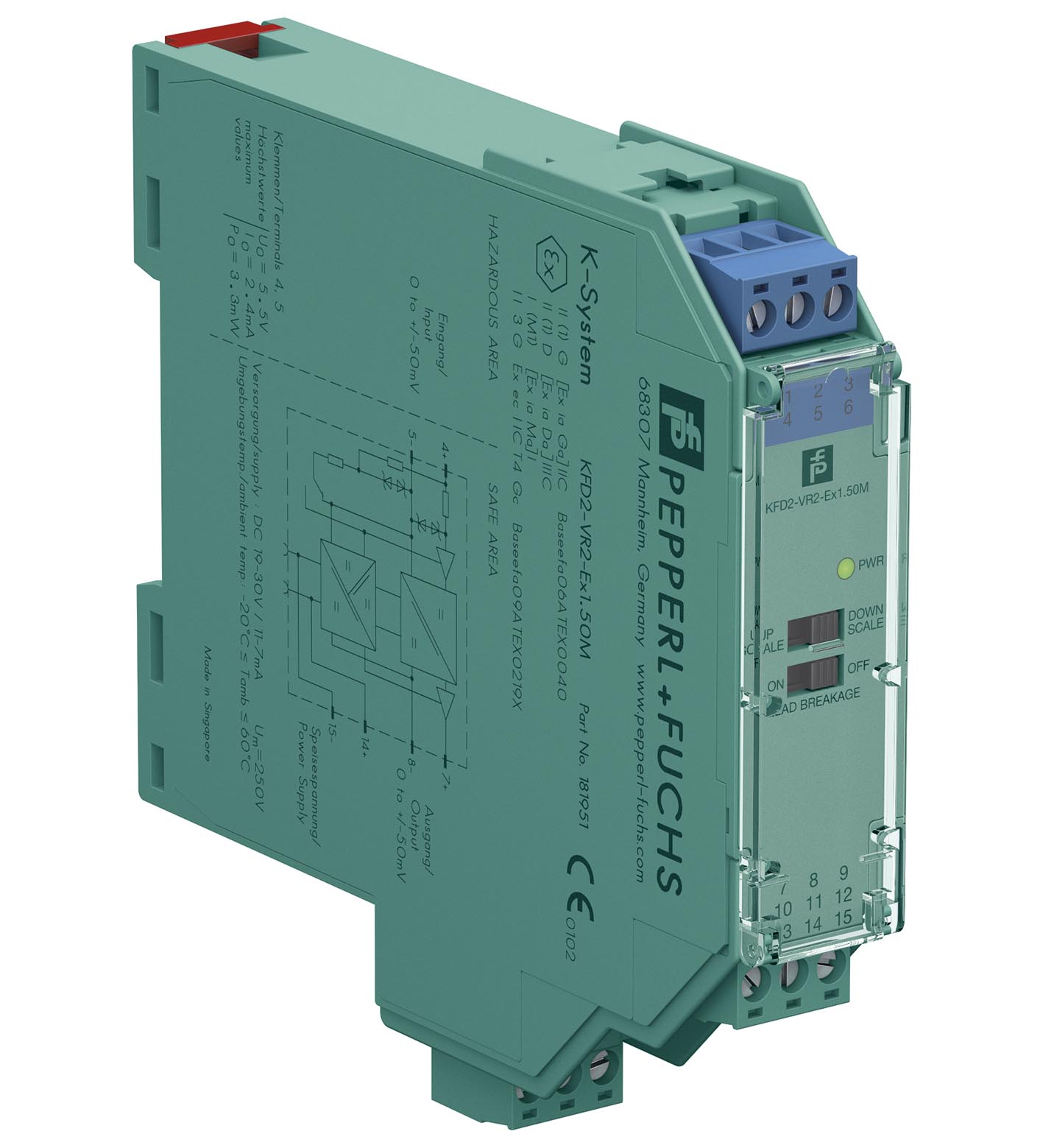 Voltage Repeater KFD2-VR2-Ex1.50M