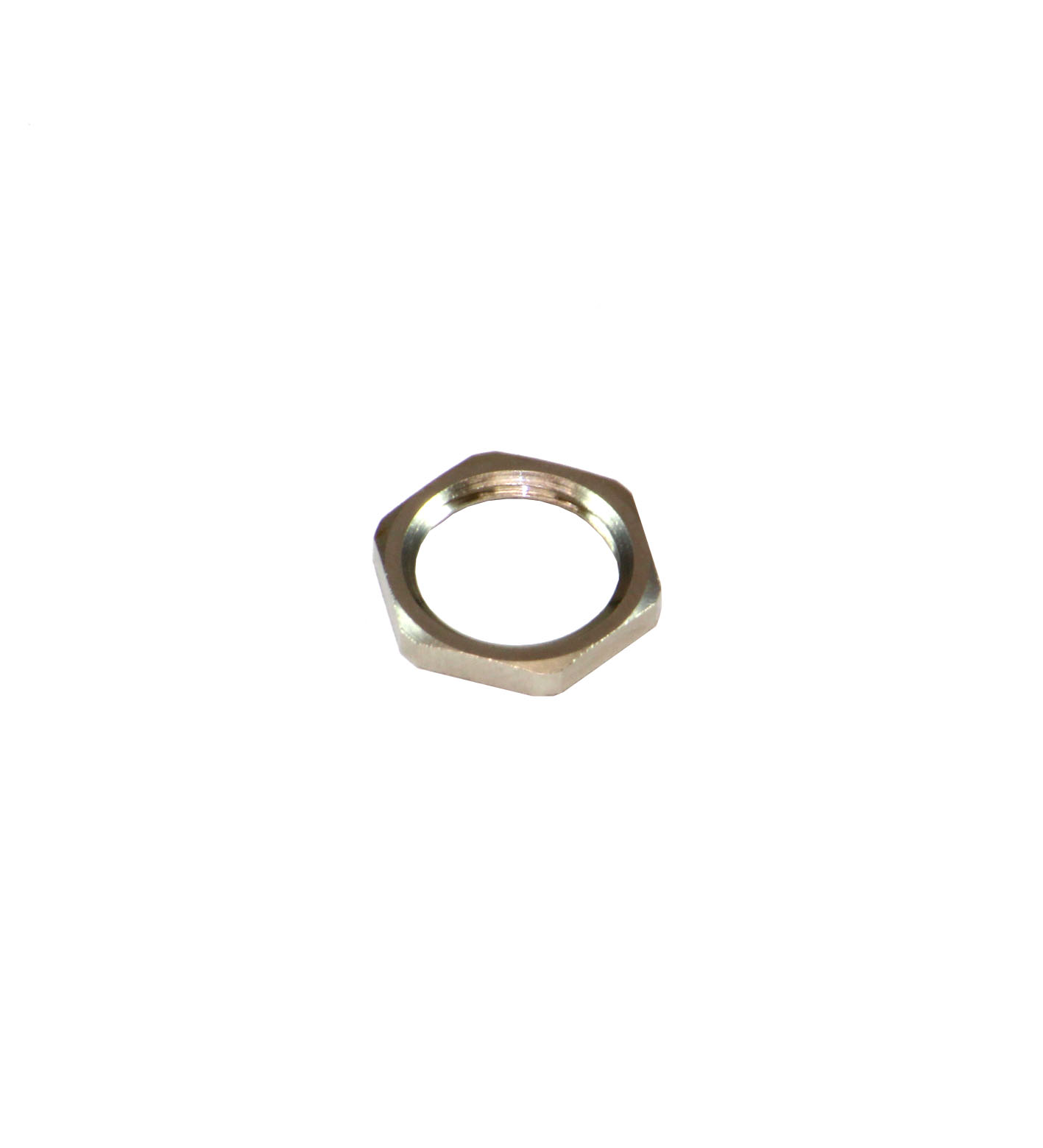 Nut LOCKNUT PG9 NICKEL BRASS