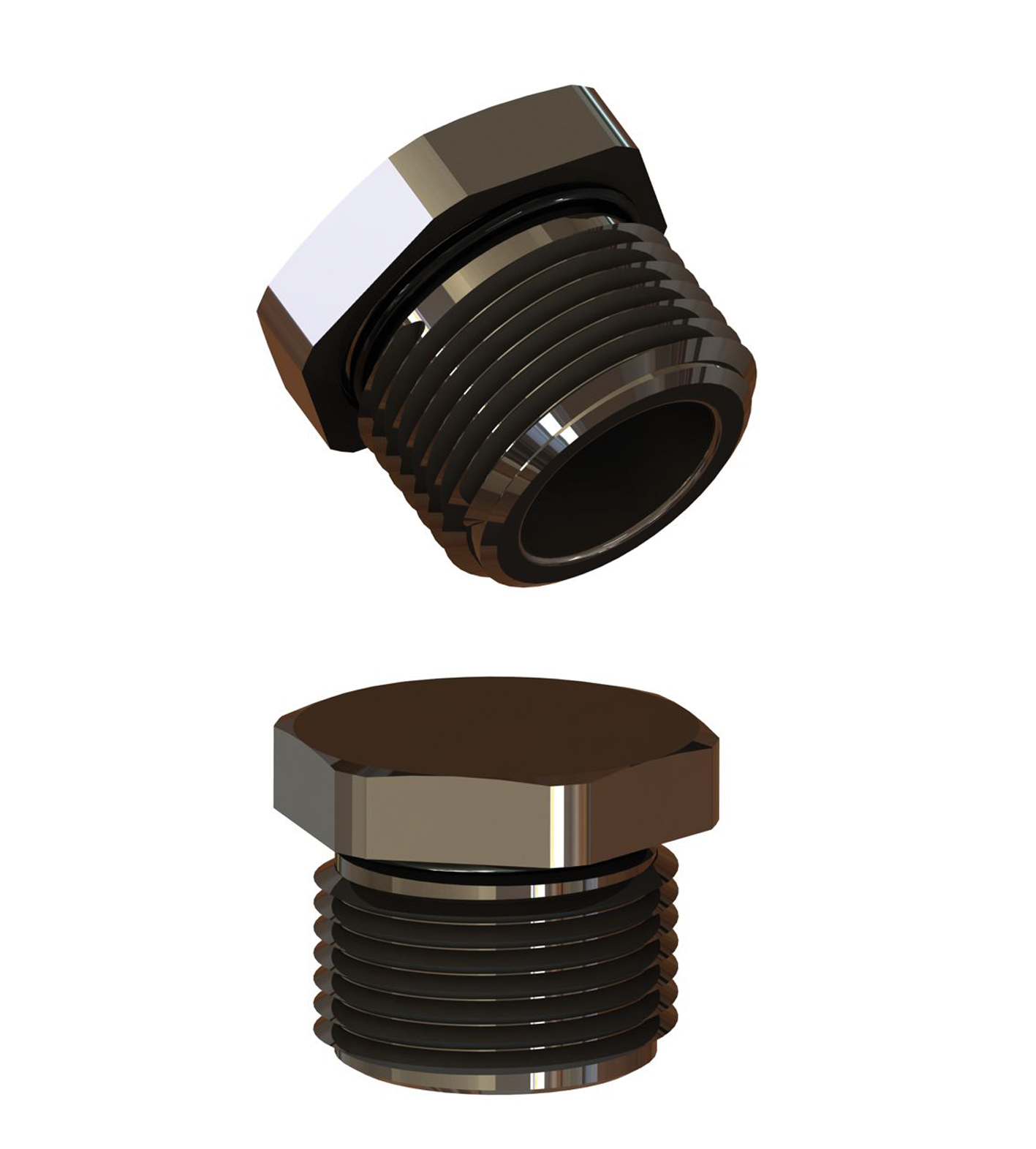 Stopping Plugs, Metal, Hexagon Head SP.MD.M25.SS.C.15.K01