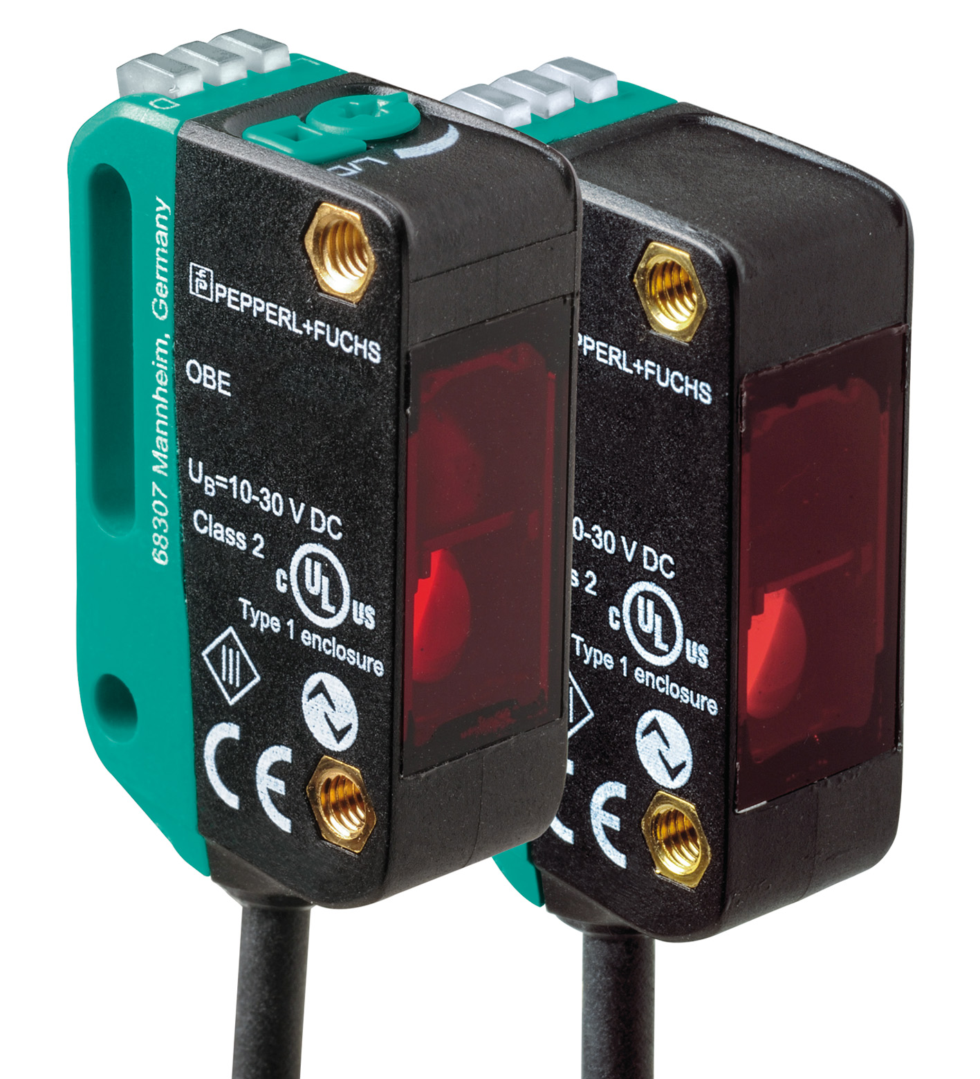 Thru-beam sensor (pair) OBE12M-R100-S2EP-IO-0,3M-V1