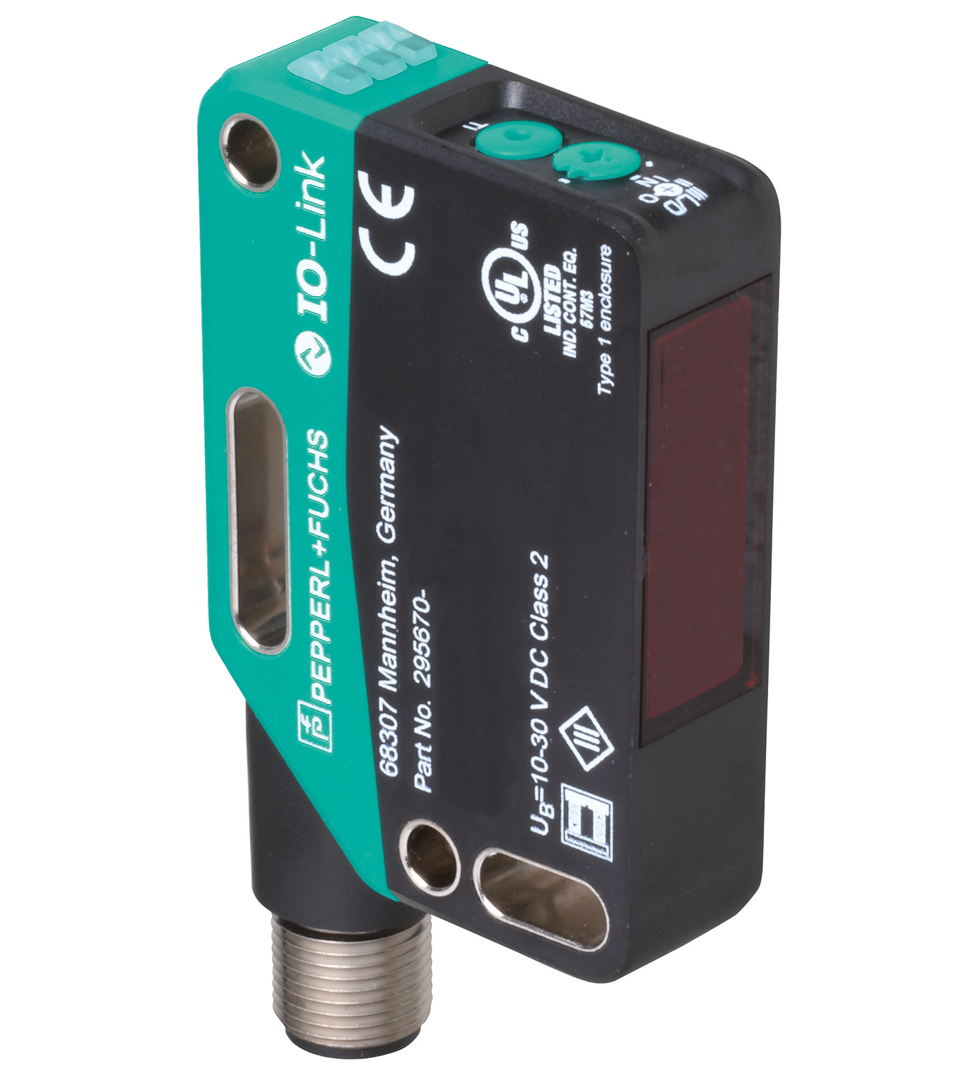 Retroreflective sensor (glass) OBG8000-R201-2EP-IO-V1