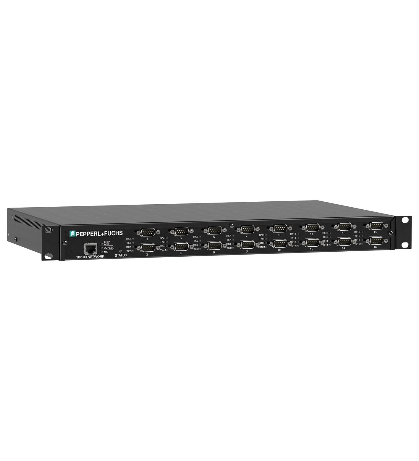 ICDM-RX/TCP-16DB9/RJ45-RM