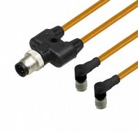 DR04QR118 TL400 Sensor Cables/Actuator Cables M12M/RJ45M 04 POLE 
