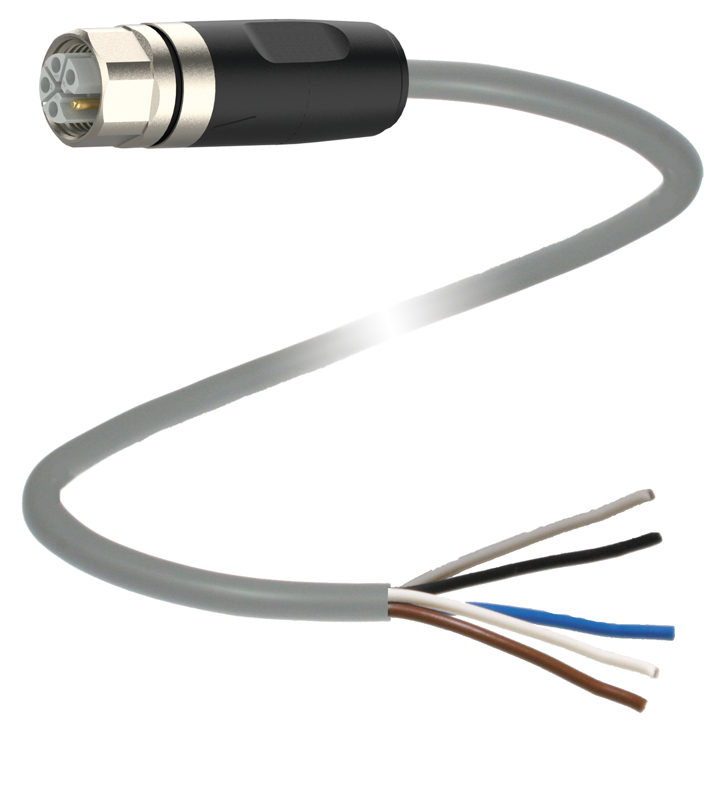 Female cordset V15L-G-5M-PUR-U7