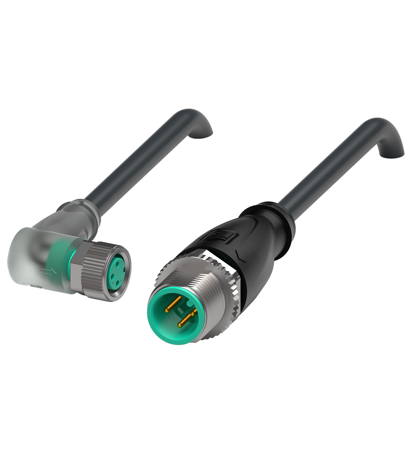 Connection cable V3-WM-E2-BK0,6M-PUR-U-V11-G