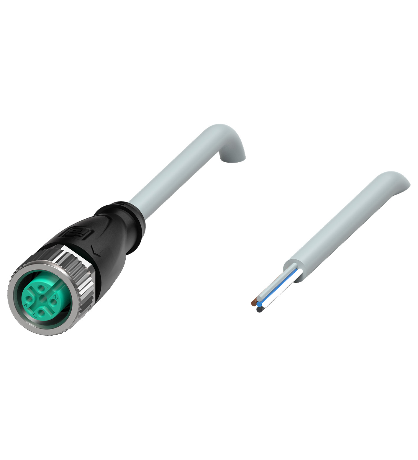 Conector hembra V15-G-5M-PUR