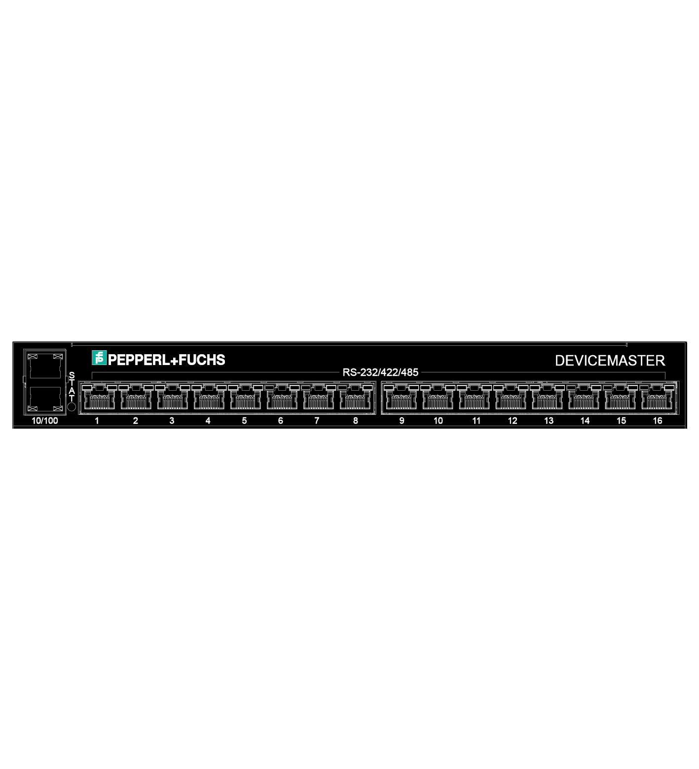 ICDM-RX/TCP-16RJ45/2RJ45-PM